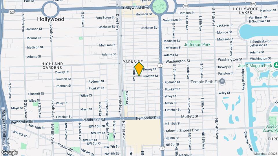 1940 Funston St Map and Location Details