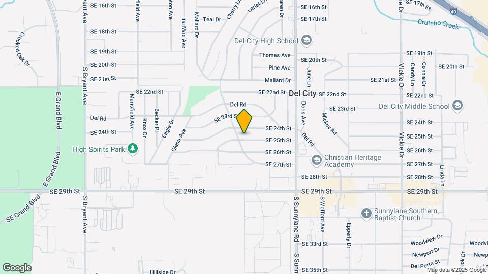 4009 SE 25th St Map and Location Details