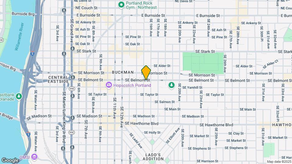 1514 SE Belmont St Map and Location Details