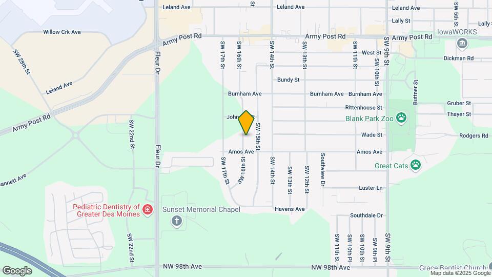 7103 SW 16th St Map and Location Details