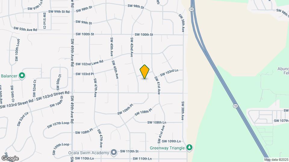 10372 SW 41st Ct Map and Location Details