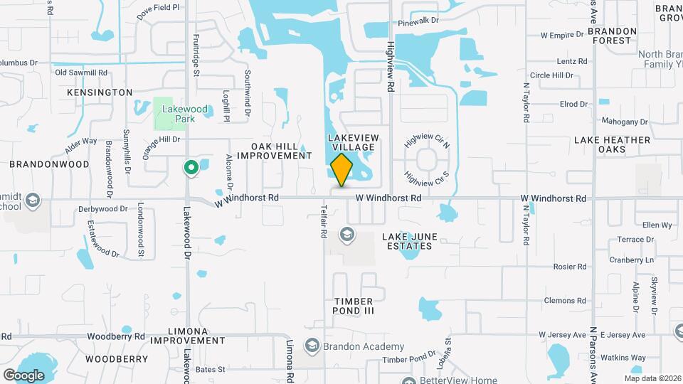 1311 Corner Oaks Dr Mapa y Detalles de la Ubicación