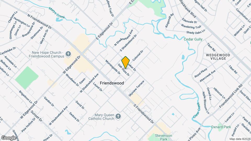 407 Oak Vista Dr Map and Location Details