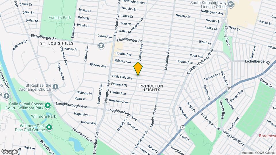 5537 Holly Hills Ave, Unit 5537A Mapa y Detalles de la Ubicación