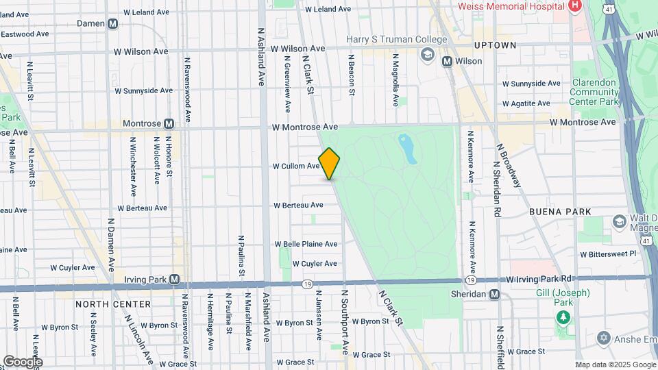 1417 W Hutchinson St Map and Location Details