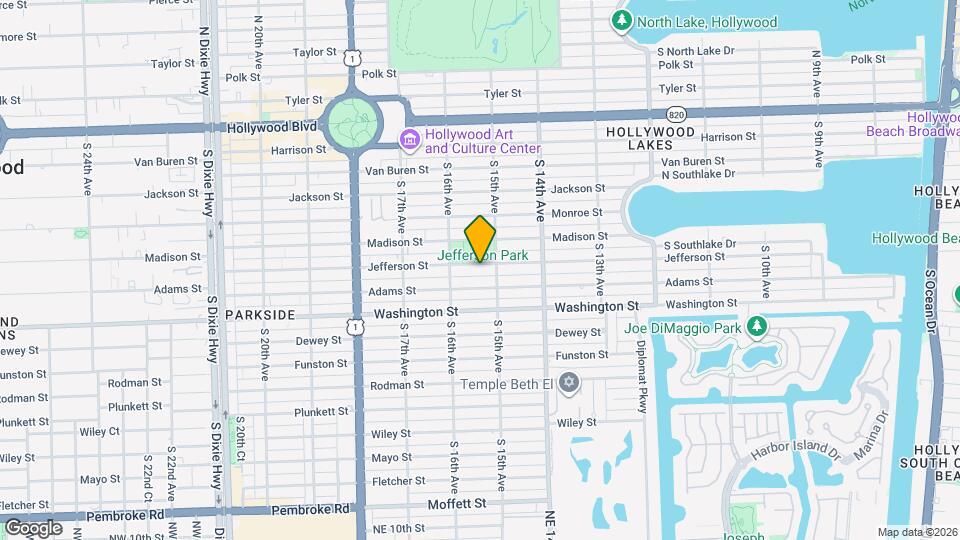 1516 Jefferson St Map and Location Details