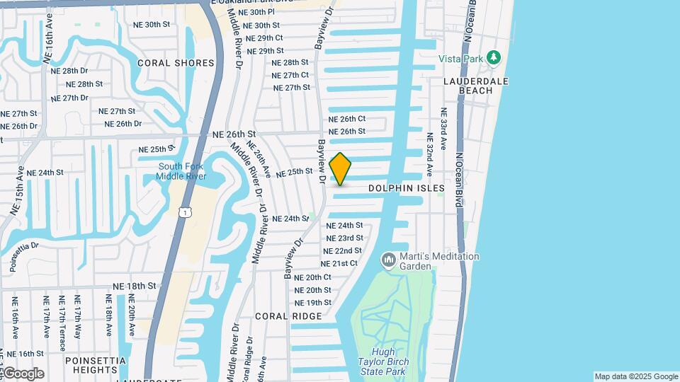 2816 NE 24th Pl Mapa y Detalles de la Ubicación