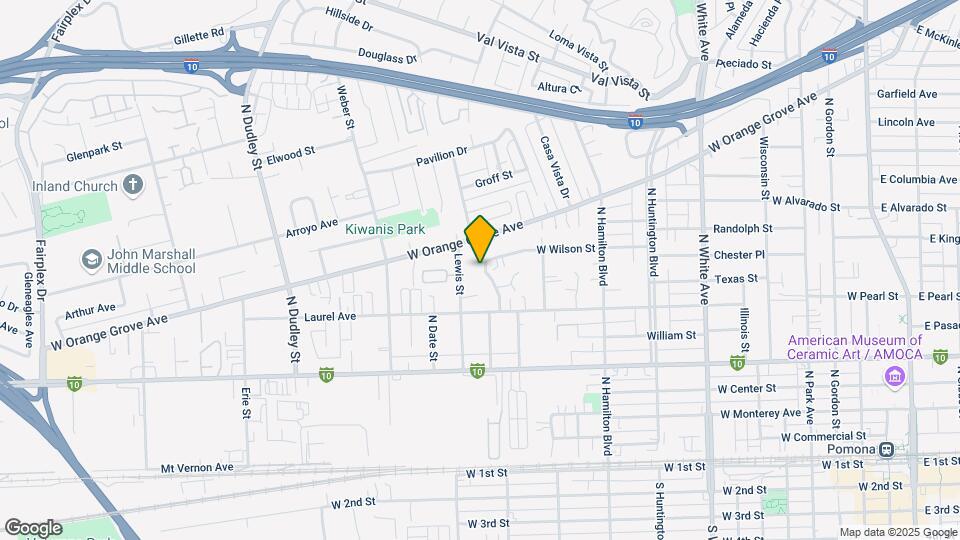 865 N Currier St Map and Location Details