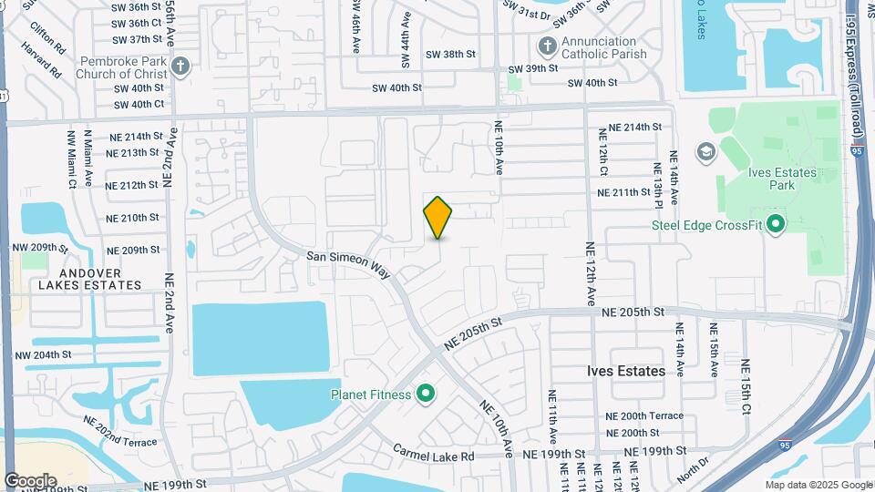 20730 NE 8th Ct Map and Location Details