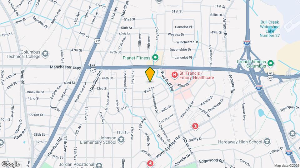 1912 Lincoln St Map and Location Details