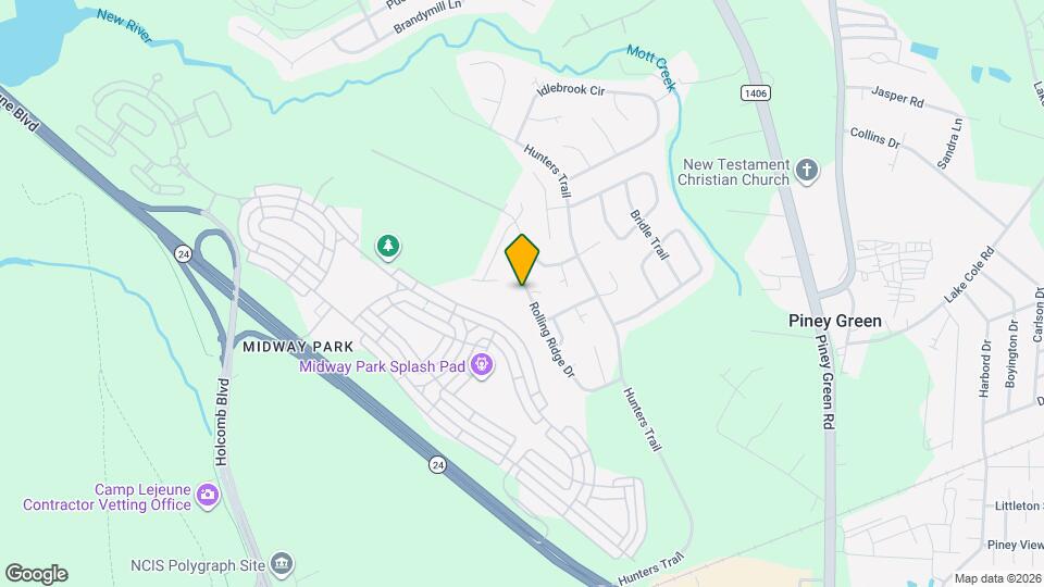 2119 Rolling Ridge Dr Map and Location Details