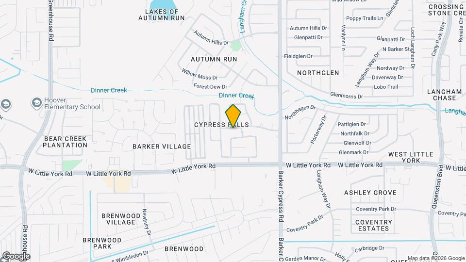 18215 Canyon Cypress Ln Map and Location Details