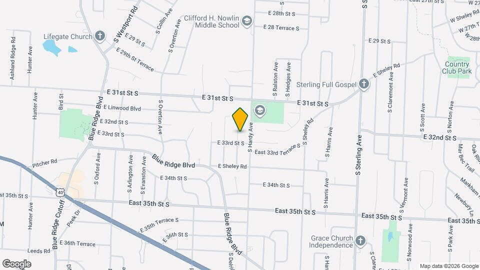 3213 S Ash Ave Mapa y Detalles de la Ubicación