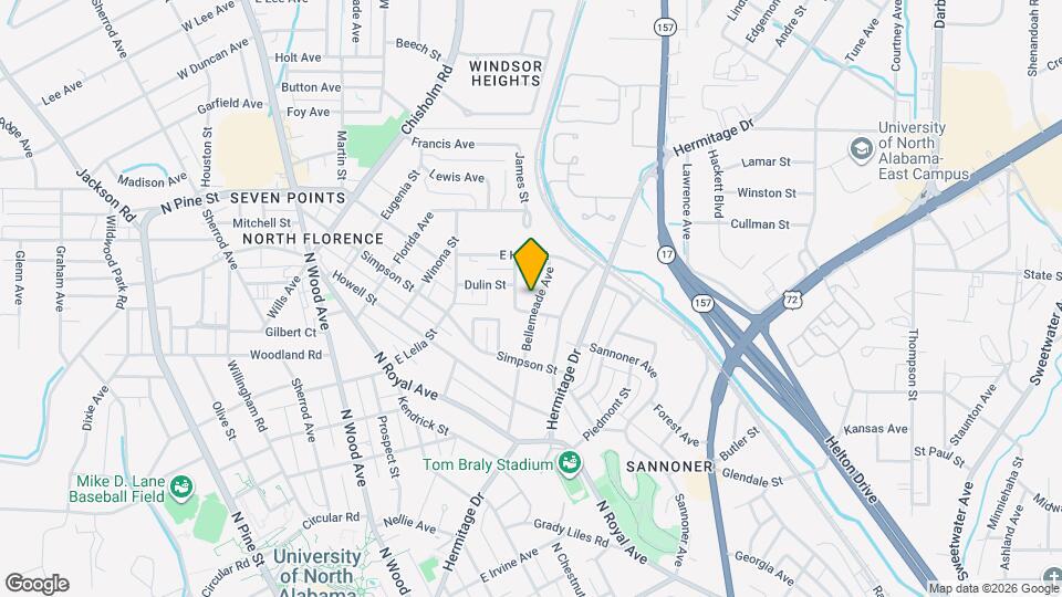 1109 Bellemeade Ave Map and Location Details