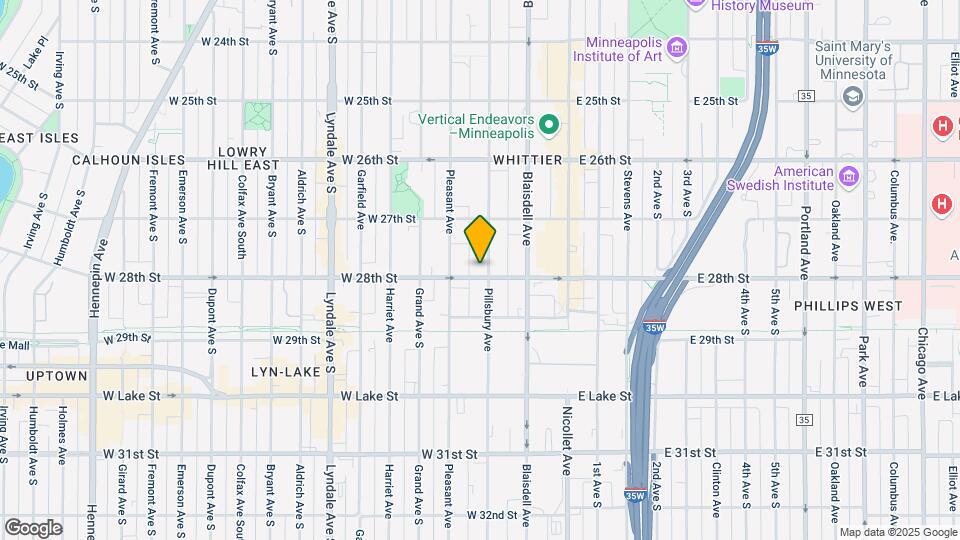 2750 Pillsbury Ave Map and Location Details