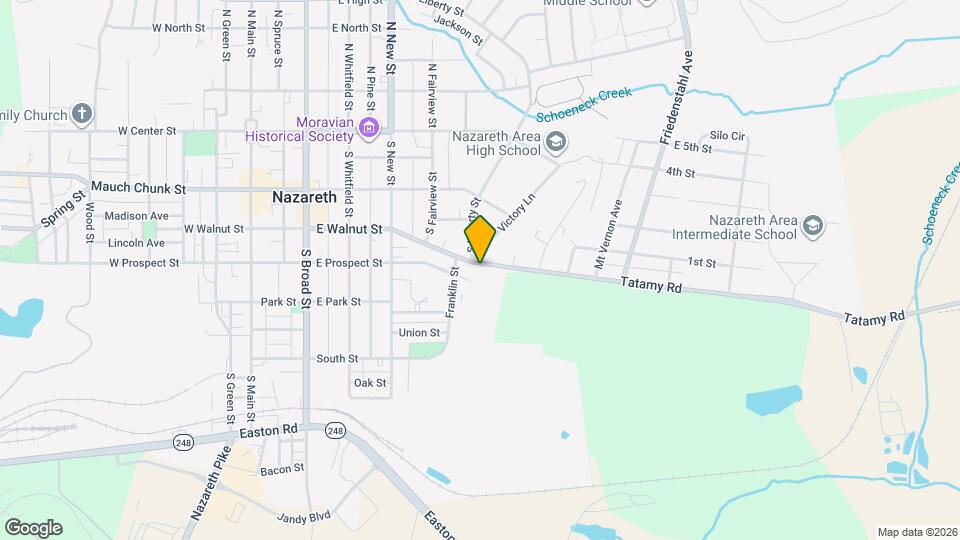 512 E Walnut St Map and Location Details