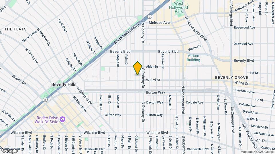 334 N Oakhurst Dr Map and Location Details