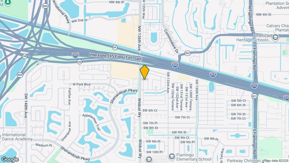 400 SW 135th Terrace Map and Location Details