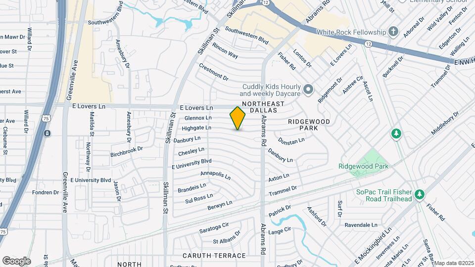 6306 Highgate Ln Map and Location Details