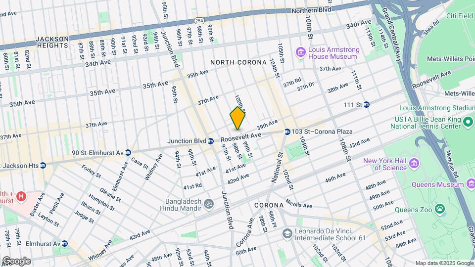 9815 Roosevelt Ave Map and Location Details