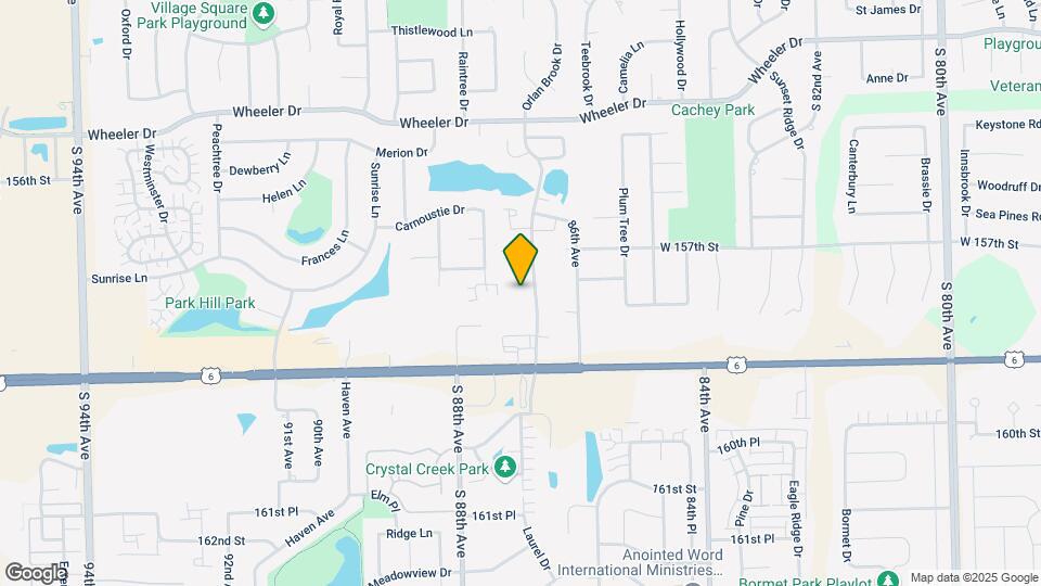 15814 Orlan Brook Dr Map and Location Details