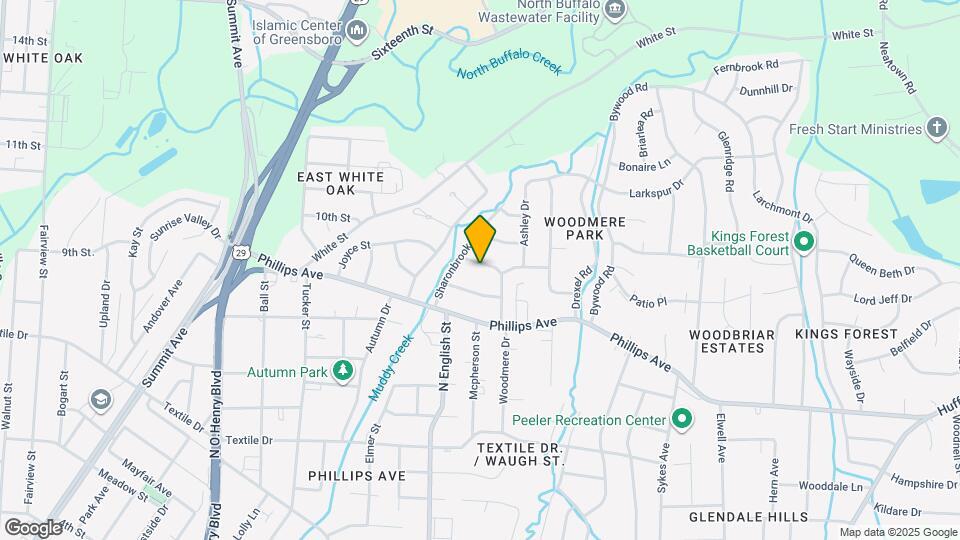 1908 Darlington Pl Map and Location Details