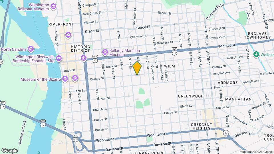 812 Orange St Map and Location Details