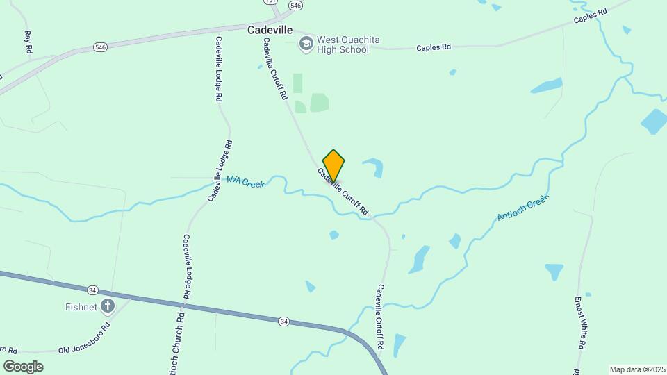 477 Cadeville Cutoff Rd Map and Location Details