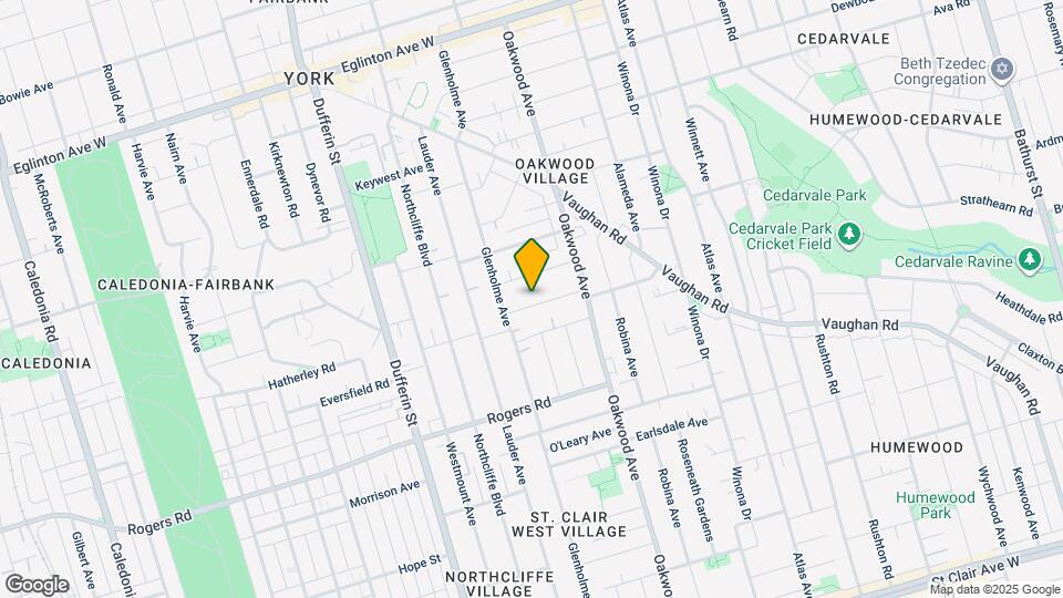 34 Jesmond Ave Map and Location Details