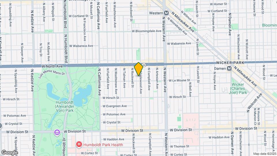 1510 N Maplewood Ave Mapa y Detalles de la Ubicación