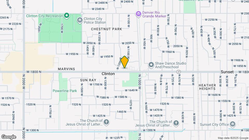 1132 W 1800 N Map and Location Details