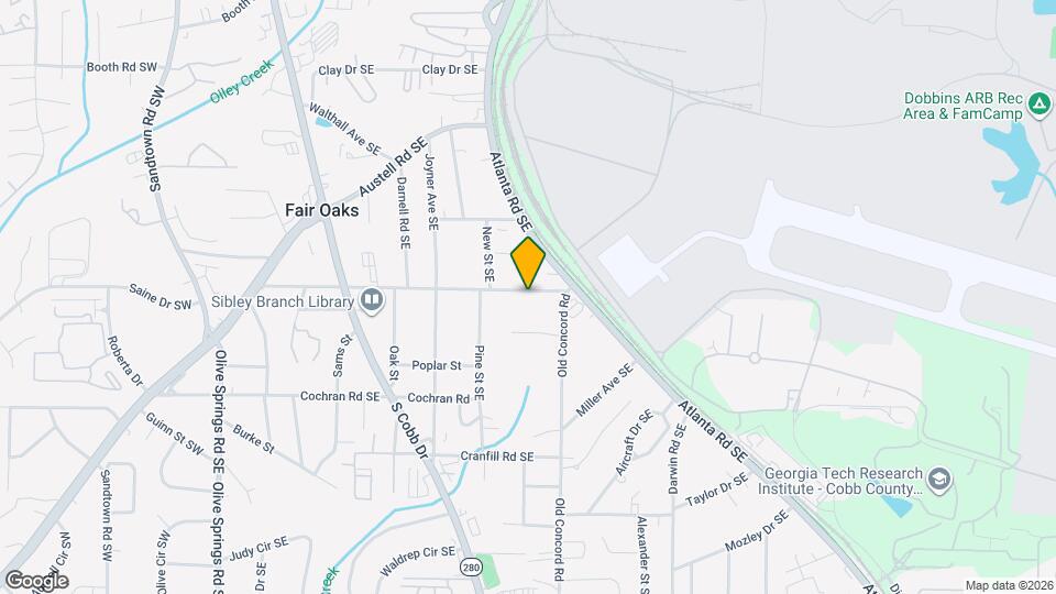 410-411 Barber Rd SE Mapa y Detalles de la Ubicación