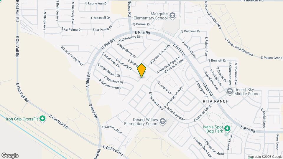 7857 S Wild Primrose Ave Map and Location Details