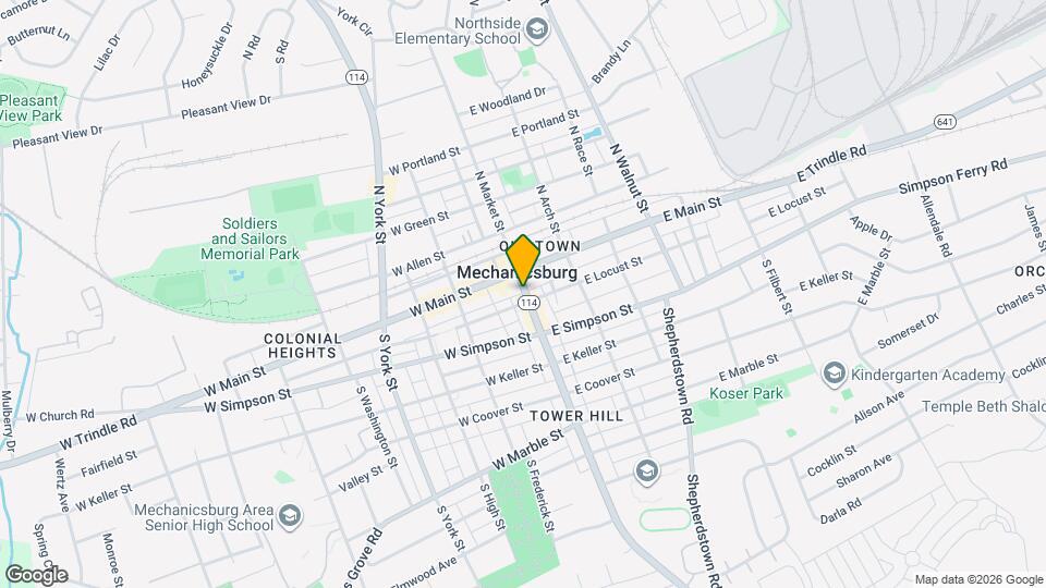 24 S Market St, Unit 24 S Market St Mapa y Detalles de la Ubicación