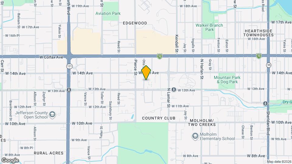 1330 Otis St Map and Location Details