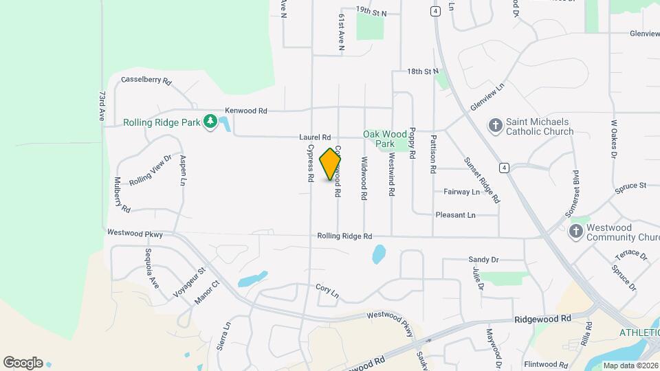 1465 Cottonwood Rd Map and Location Details