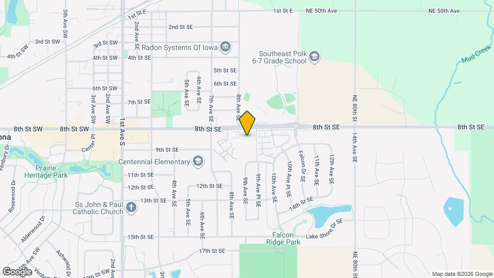 858 8th St SE Map and Location Details