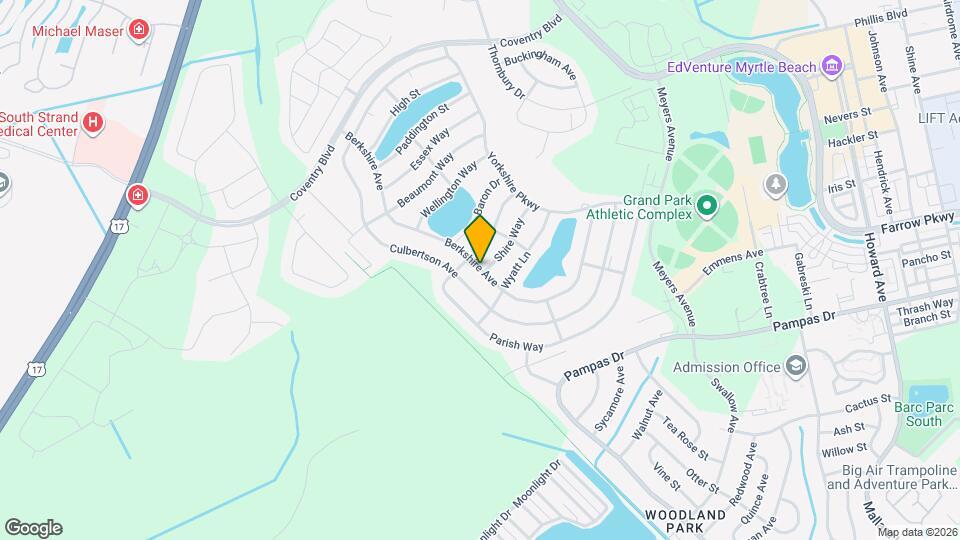 1399 Berkshire Ave Map and Location Details