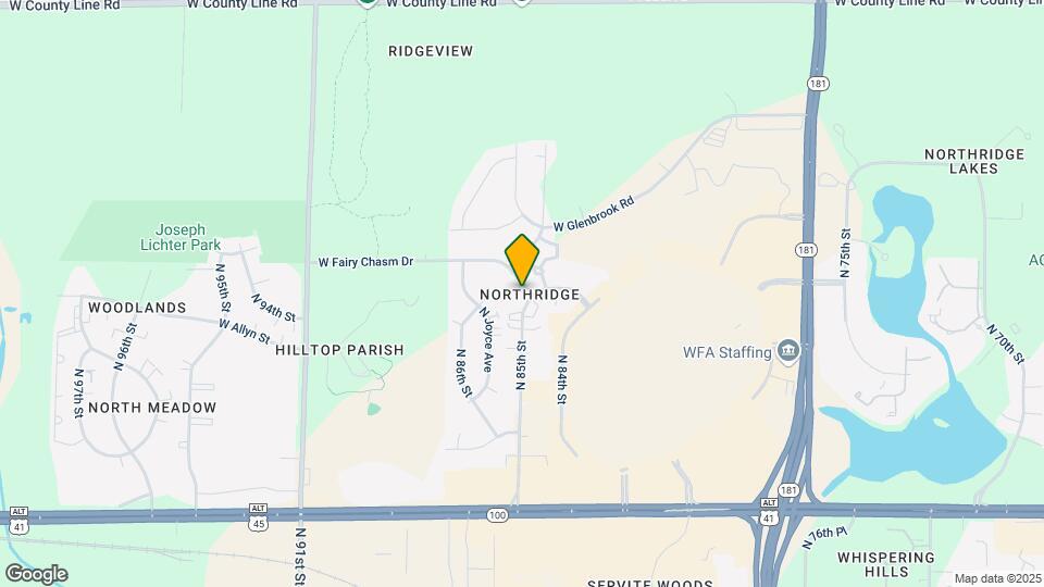 8511 W Fairy Chasm Dr Map and Location Details