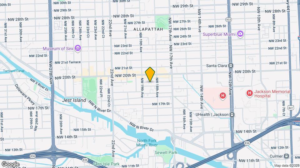 1843 NW 19th St Map and Location Details