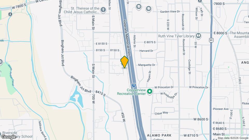 8255 Ivy Dr Map and Location Details