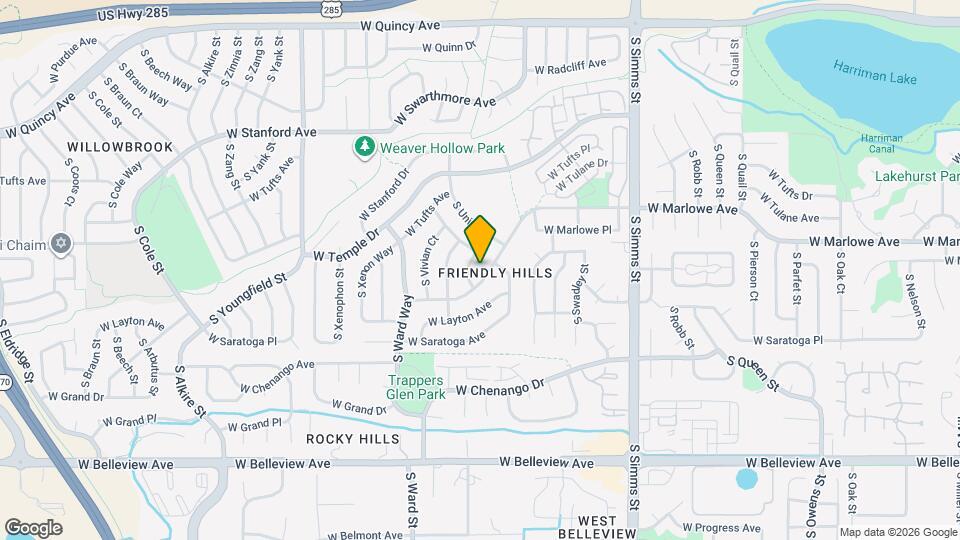 12129 W Tanforan Ave Mapa y Detalles de la Ubicación