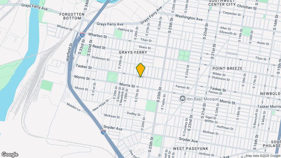 1611 S 27th St Map and Location Details