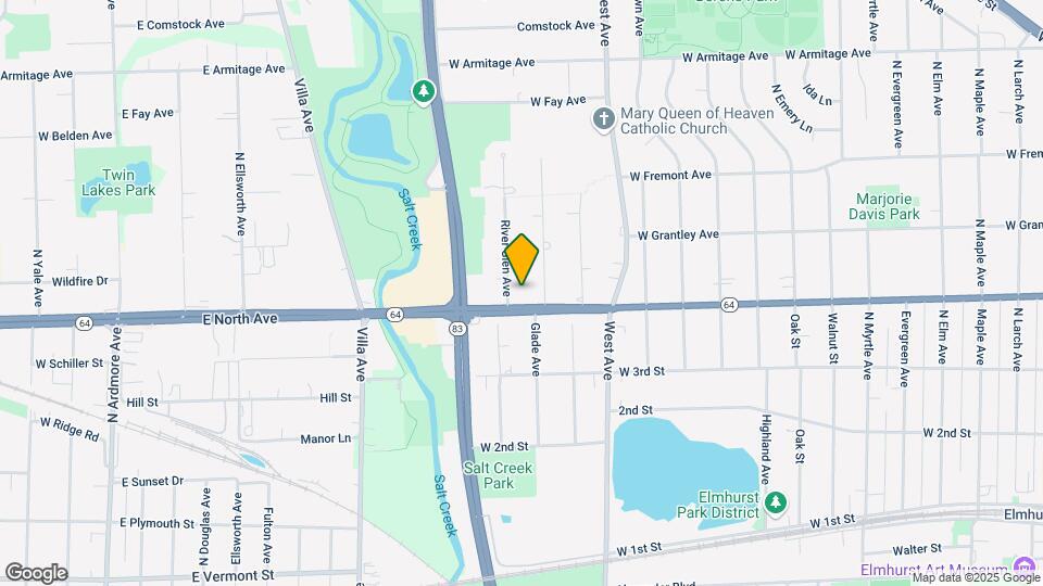 305 River Glen Ave Map and Location Details
