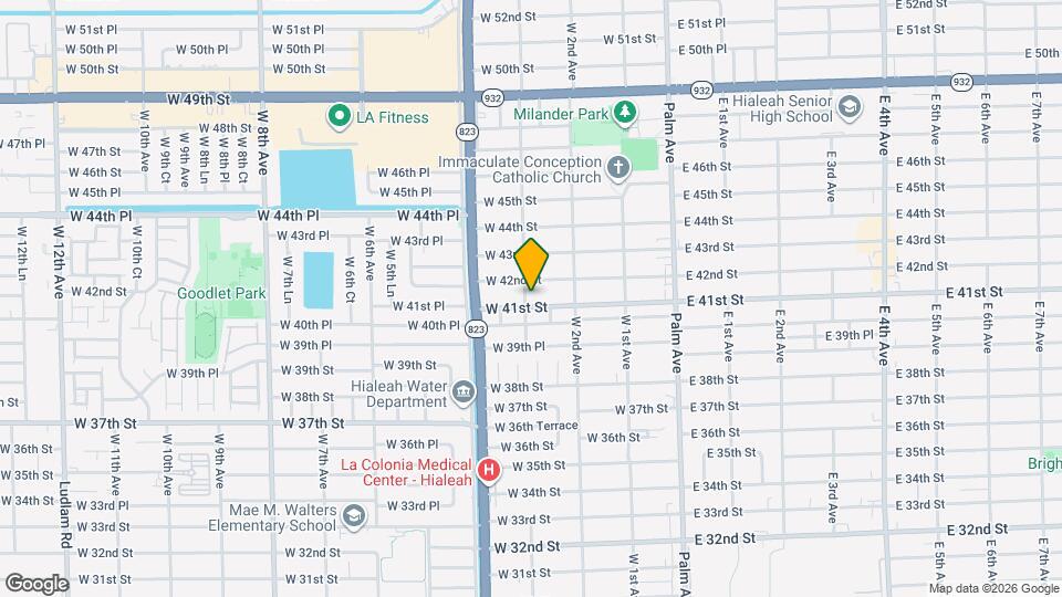 291 W 41st St Map and Location Details