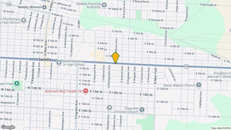 924 E Broadway Blvd Map and Location Details