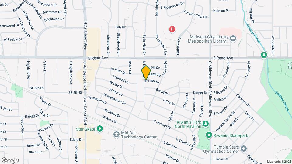 2412 N Key Blvd Map and Location Details