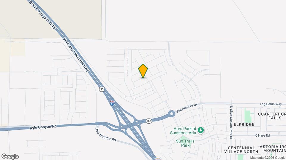 9569 Sunset Fire Ln Mapa y Detalles de la Ubicación