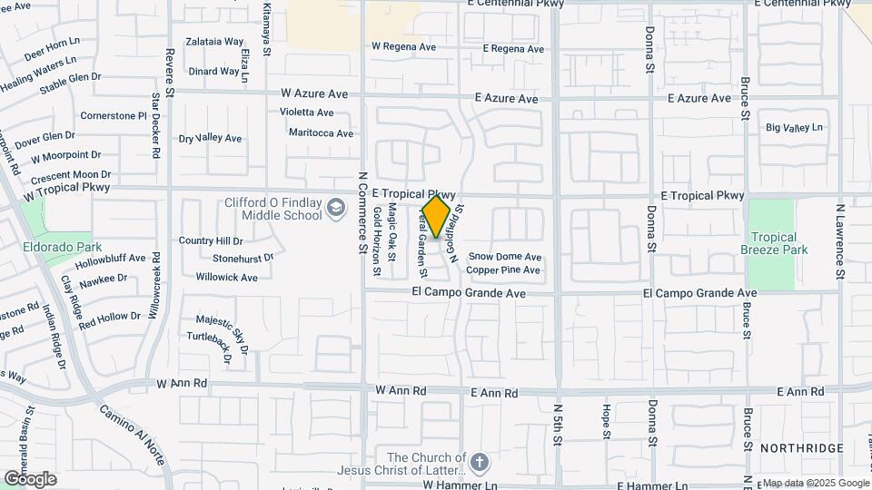 5909 Sierra Cliff St Map and Location Details