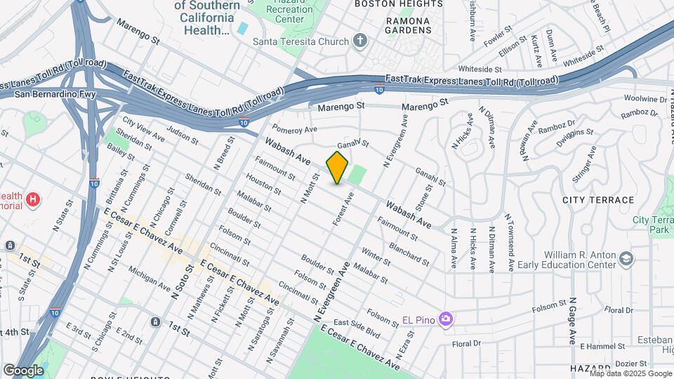 2743 Fairmount St Mapa y Detalles de la Ubicación
